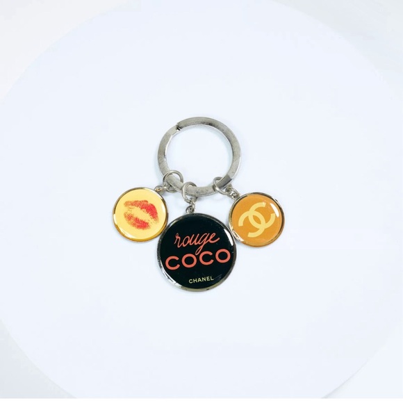 💝 Chanel Coco Rouge Key Ring Women's Key Holder Bag Charm  With Box 💝 - Picture 3 of 3
